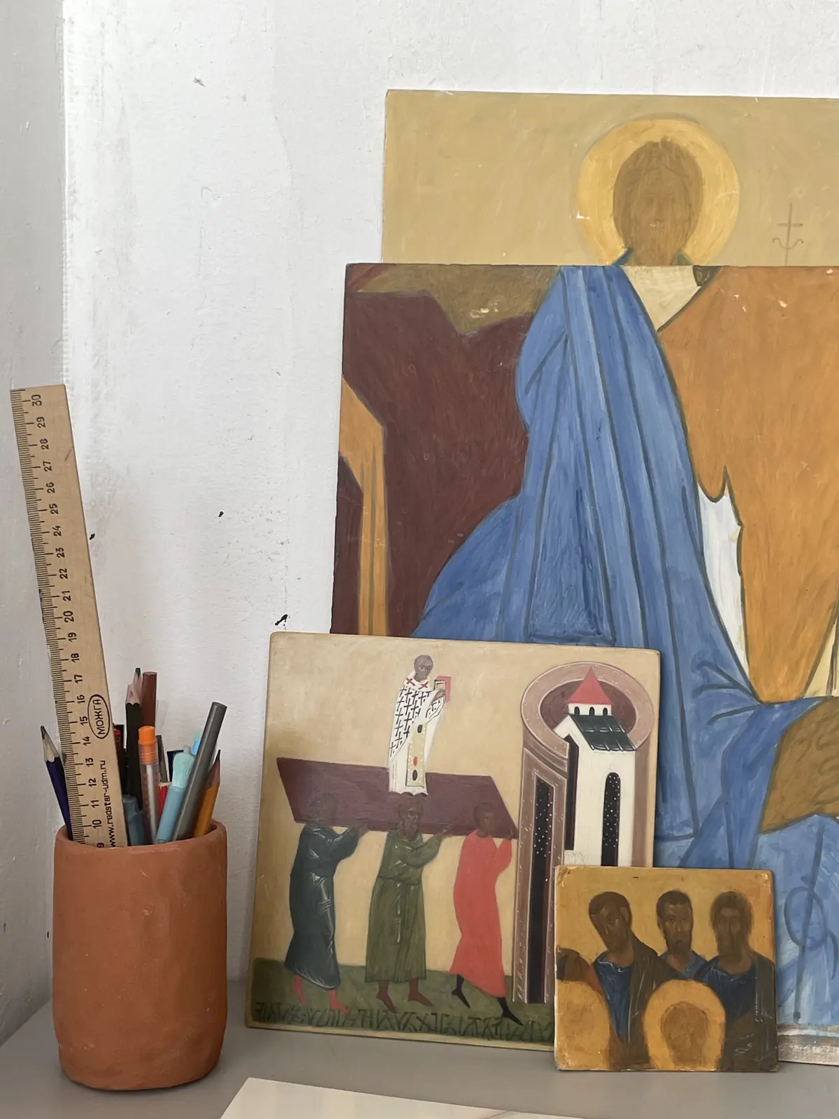 Завершённая учебная икона. Шестой месяц программы